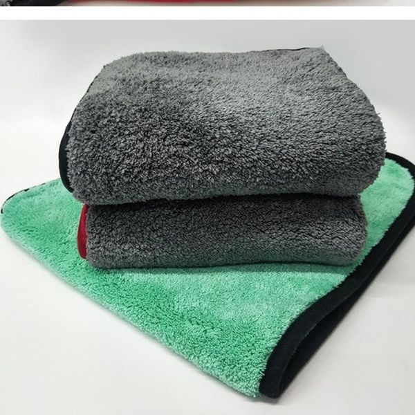 

car sponge 1200gsm 1pc detailing wash microfiber towel cleaning buffing cloth 40*40cm auto accessories