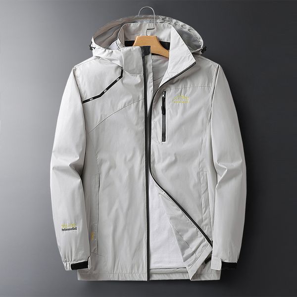 

outdoor jacket 2021 large couple stormsuit men's autumn single layer thin mountaineering breathable ski, Black;brown