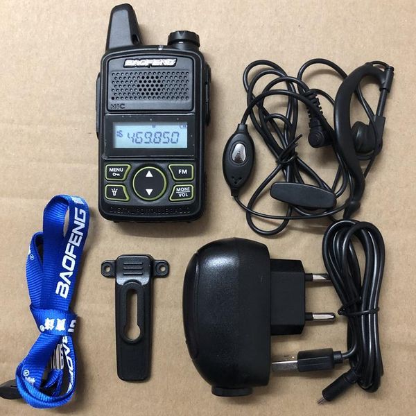 

walkie talkie bf-t1 portable mini two way radio with handheld transceiver for el civilian