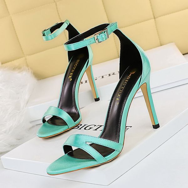 

riband high heel sandal for women low-heeled shoes with strap suit female beige 2022 summer open toe high-heeled low-heeled blac, Black