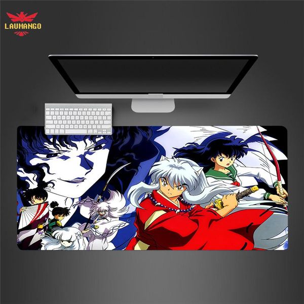 

mouse pads & wrist rests inuyasha keyboard mousepad computer gaming xxl pad speed large size mats office desk protector deskmat