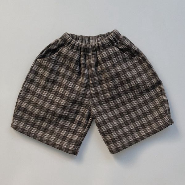 

2021 kids new winter fashion baby boys plaid thicken trousers casual cotton loose warm short pants toddler girls boots 99do, Blue