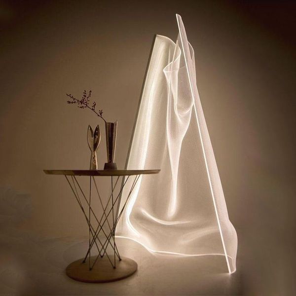

modern metal acrylic floor lamp l home living room reading bedroom decor standing light fixture led suspension lamps fa168
