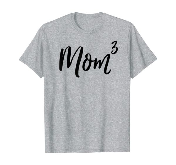 

mom times three vintage funny cubed proud cute shirt, White;black
