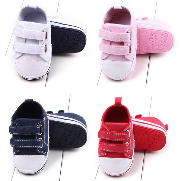 

first walkers 2021 kids soft soled sports sneakers pu leather solid baby shoes classic casual born infant babies boy girl