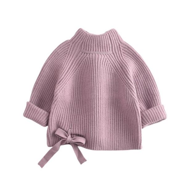 

pullover toddler girls mock neck sweaters cute long sleeve solid color cable knit pullovers, Blue