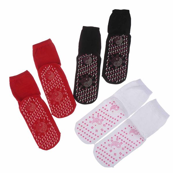 

ourmaline self heating heated socks warm cold feet comfort health heated socks, Black