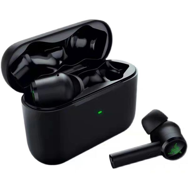 

new razer hammerhead true pro wireless earphones tws 5.0 bluetooth headphone with mic gamer headset