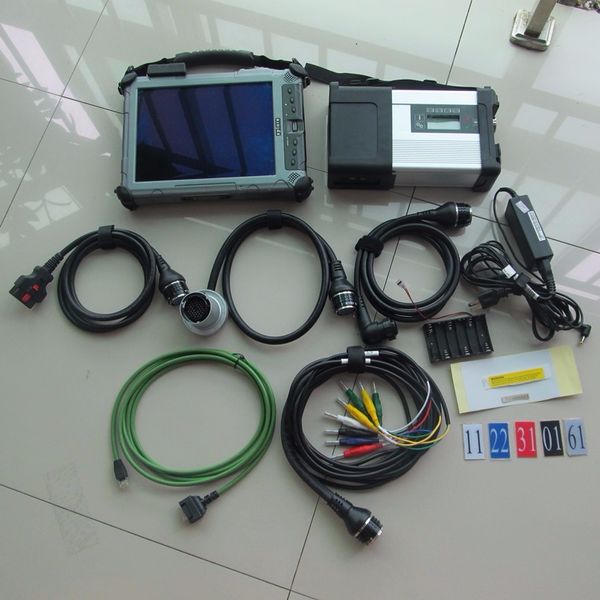 

super mb star c5 sd connect tool with ssd xplore ix104 i7 tablet lapcar and truck diagnostic new version of c4