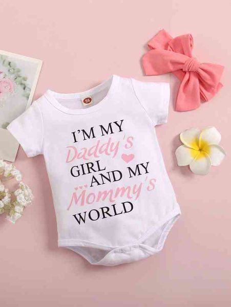 

baby slogan graphic bodysuit with headband she, Blue