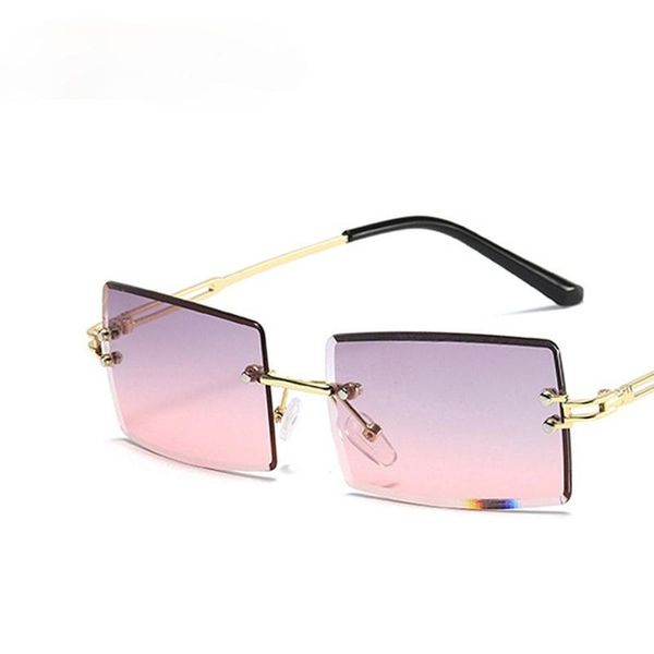 

sunglasses diamond cutting process glasses men fashion vintage eyewear stainless steel square for women wholesale, White;black