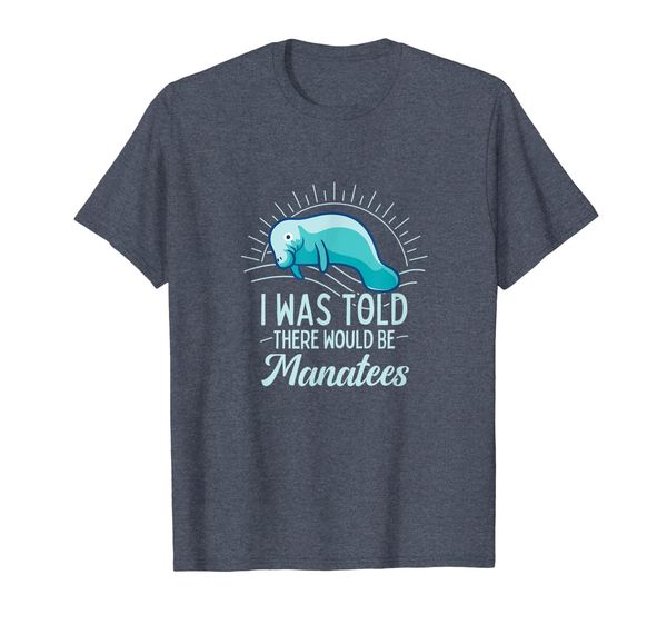 

I Was Told There Would Be Manatees Cute Funny Manatee T-Shirt, Mainly pictures