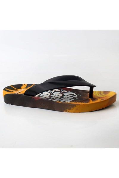 

sandals women black yellow slippers