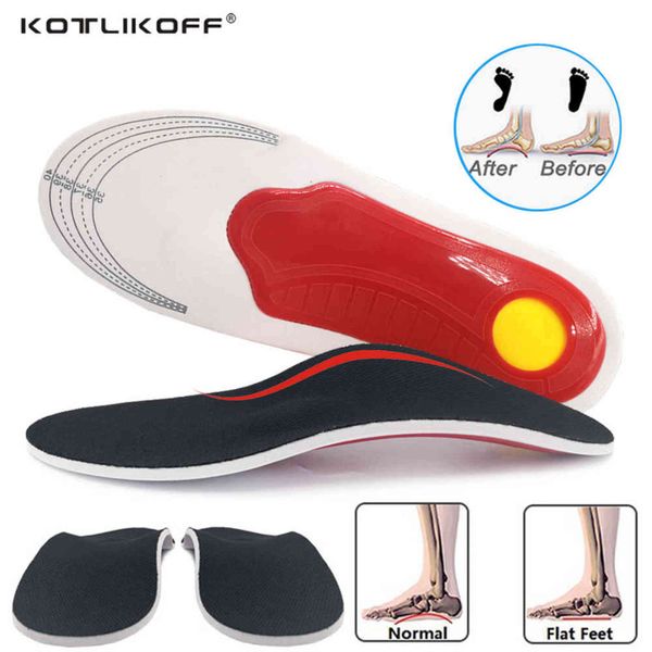 

kotlikoff premium ortc gel high arch support insoles gel pad 3d arch support flat feet women men orthopedic foot pain h1106, White;pink