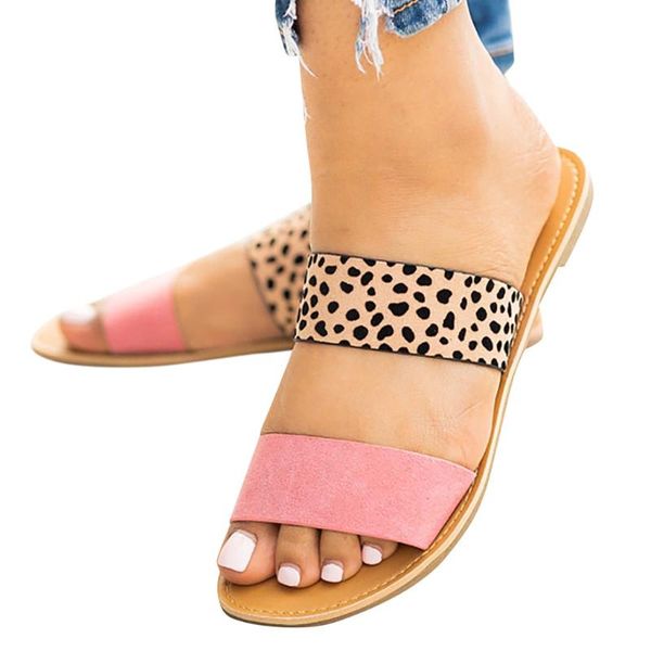 

slippers 2021 stylish female-shoes casual monochrome vintage roman plus-size flat sandals shoes sapatos novos senhoras, Black