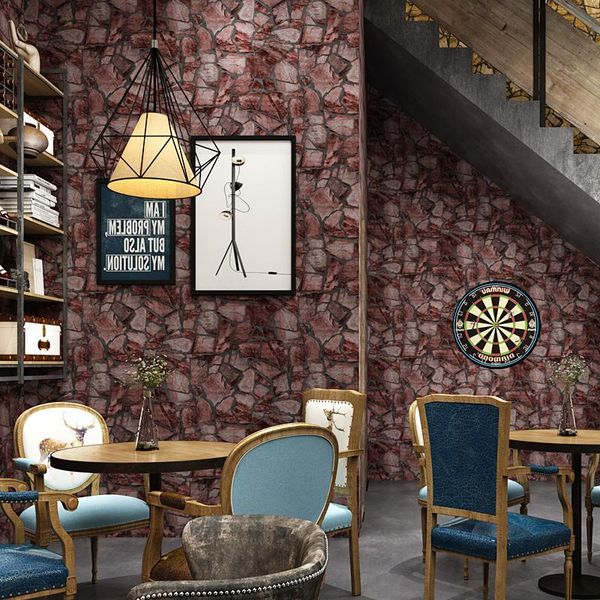 

wallpapers brick d 3 wall papers home decor pvc vintage stone wallpaper for office store walls painted paper
