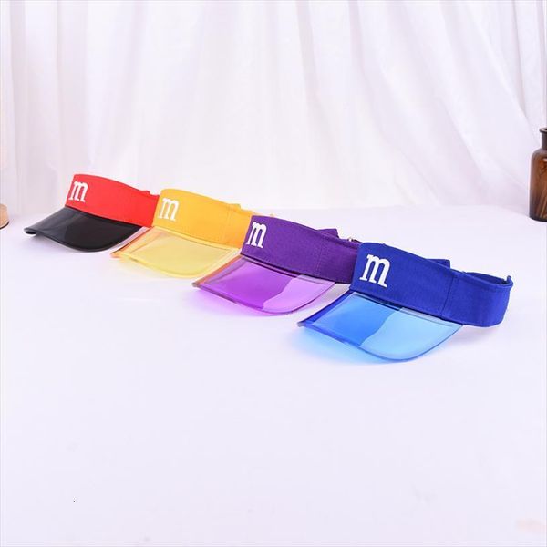 

Lovely Kid Empty Top Sun Visor Hat Embroid  Pvc Summer Pure Colors Folder Decoration Uv Protection For Boy And, Blue;gray
