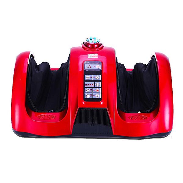

multi-function red color legs full foot calf and leg massager