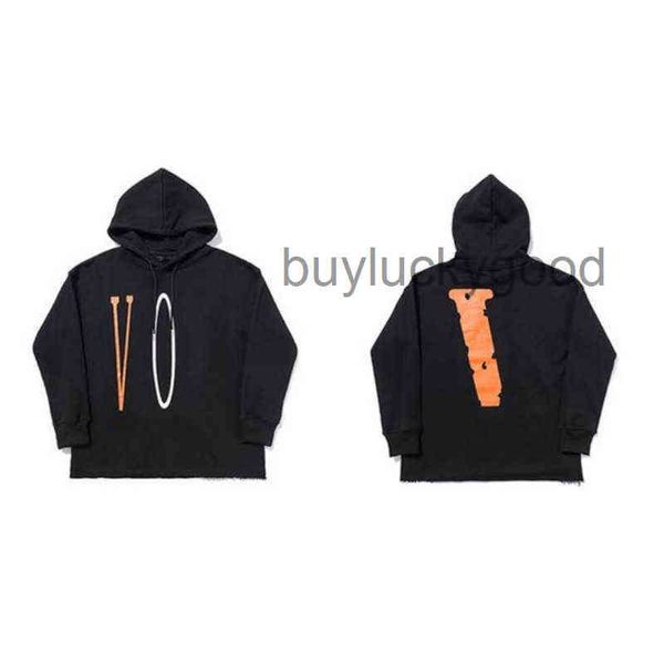 

17 styles mens big v sweatshirts brands vlones hoodies hip hop stylist white long sleeve fujiwara hiroshi men women, Black