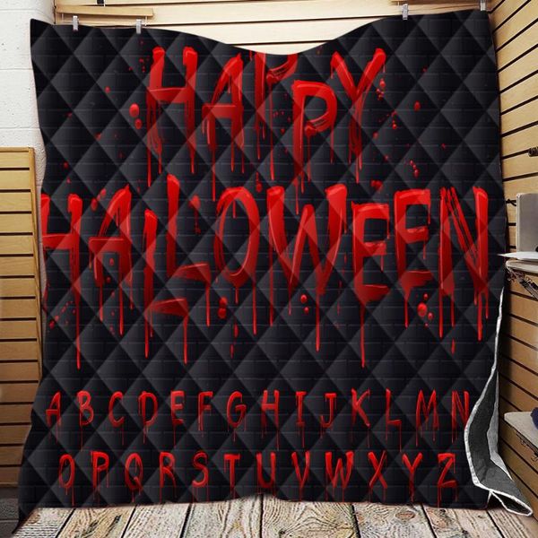 

comforters & sets happy halloween blanket custom plaid witch horror cartoon anime throw blankets for beds gift decorat