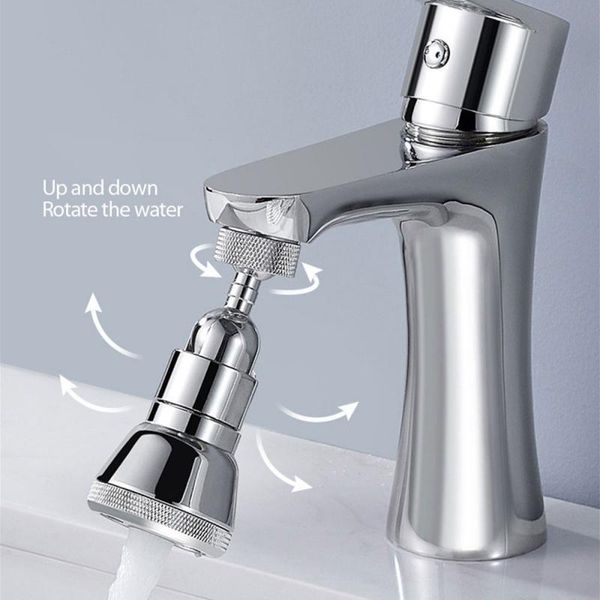 

other faucets, showers & accs 720 degree universal splash-proof faucet two-stage water outlet aerator wash basin joint extender kitchen bath