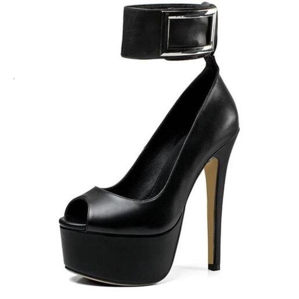 

dress shoes shofoo shoes,beautiful fashion women's shoes, , banquet heels, peep toe pumps.size:34-45, Black