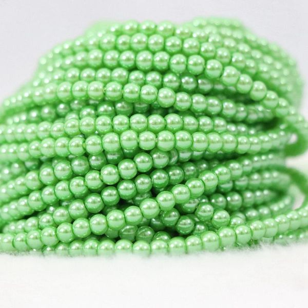 

other fashion candy colors multicolor imitation shell pearl 3mm round women girls jewelry making loose beads 15"b1185