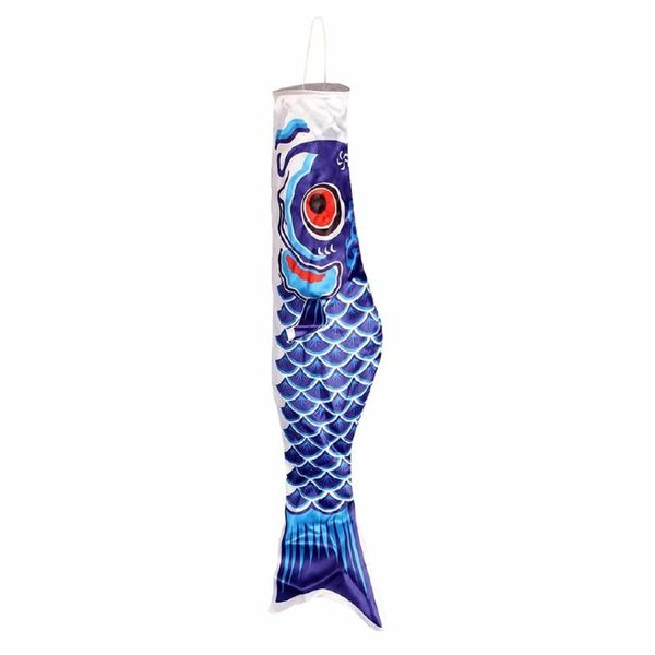 

decorative objects & figurines waterproof japanese koinobori wind sock yard decor 60cm length carp fish
