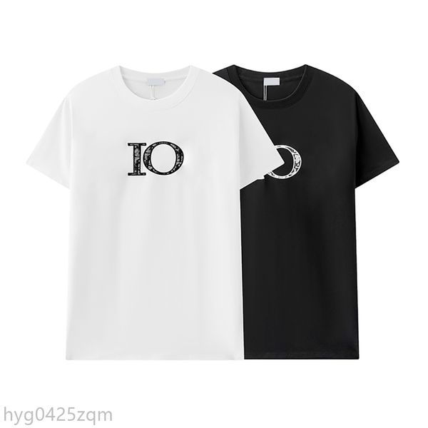 

2022ss mens t shirt women couples casual short sleeve men round neck tees 2 colors s-2xl lol, White;black