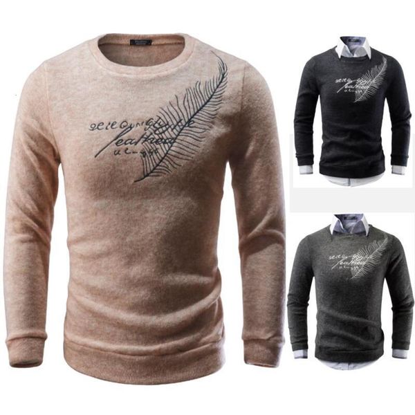 

european men's new fashion knitted sweater 3085, White;black