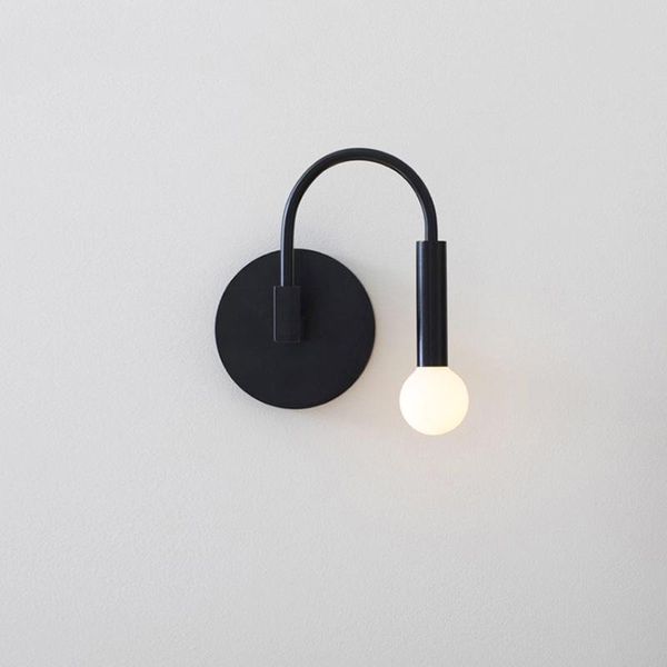 

modern led wall lamp for living room bedroom loft stairs light nordic room decor 180 Â° rotating lamp arm iron bedside wall light