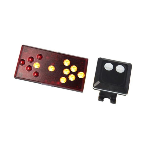 

bike lights rear light wireless led tail lamp usb charge warning accessories (red)
