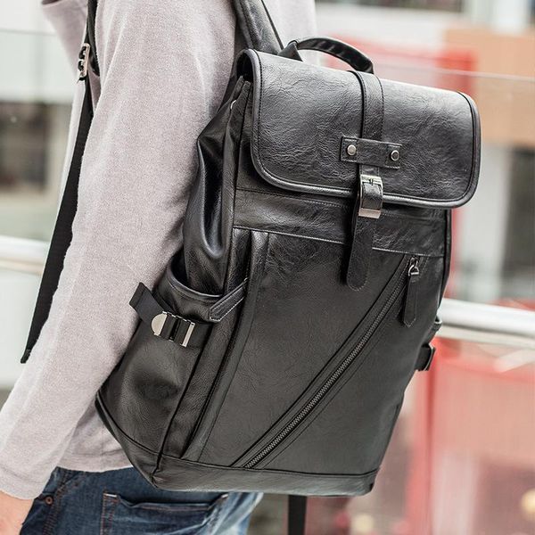 

backpack fall 2021 man's business travel computer bags fashion black student