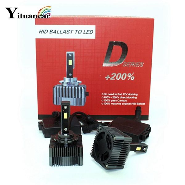 

car headlights yituancar 2pcs led canbus headlight bulb styling source ip68 90w 12v 6000k dseries 200% brighter d1s d2s d3s d4s d5 d8 lamp