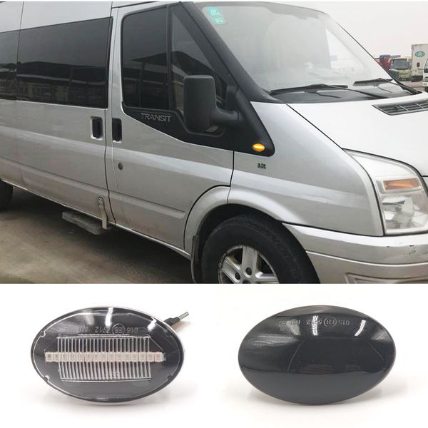 

2pcs flowing turn signal led dynamic side marker light for ford fiesta iii iv mk3 mk4 ka mondeo i mk1 transit tourneo mk6 mk7