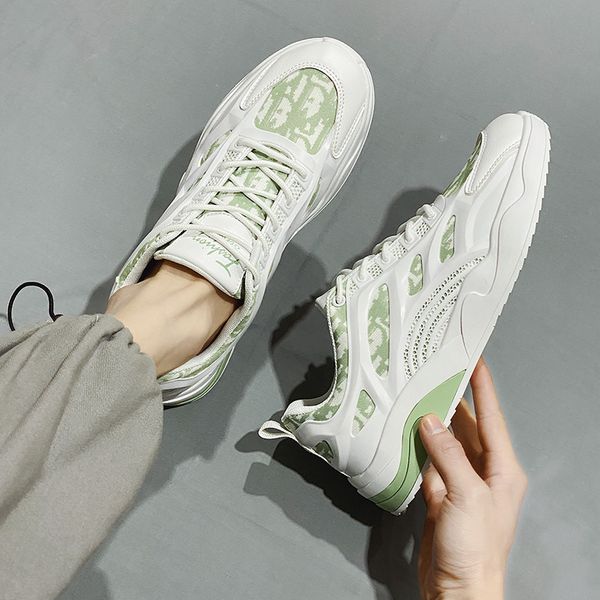 

men women trainers shoes fashion black white green gray comfortable breathable -82 sports sneakers outdoor shoe size 36-44