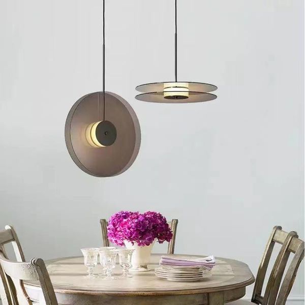 

pendant lamps nordic restaurant chandelier modern minimalist bedroom bedside glass creative personality led bar decorative