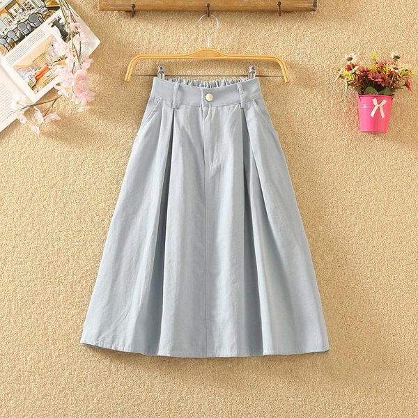 

skirts women 2021 summer vintage skirt female elastic high waist pleated retro ladies streetwear casual faldas clothes v118, Black