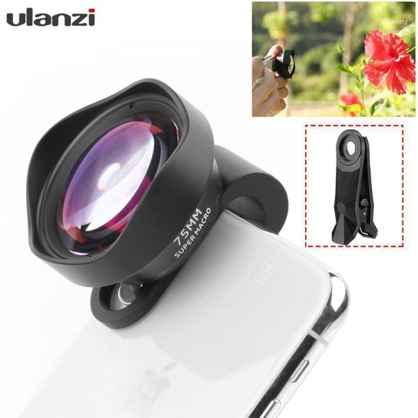 

ulanzi 75mm macro lens hd no distortion dslr effect clip-on for 11 huawei phone camera 17mm thread11