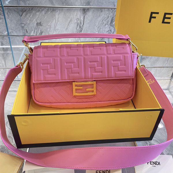 

embossed 21 baguette clamshell handbag,women fashion backpacks luxurys bags