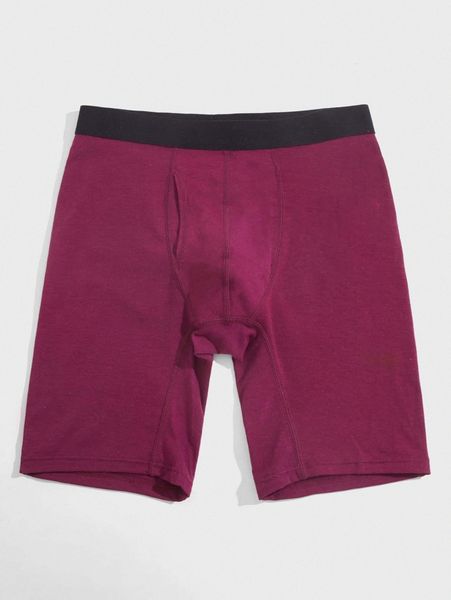 

men stitching contrast tape boxer brief 71ic#, Black;brown