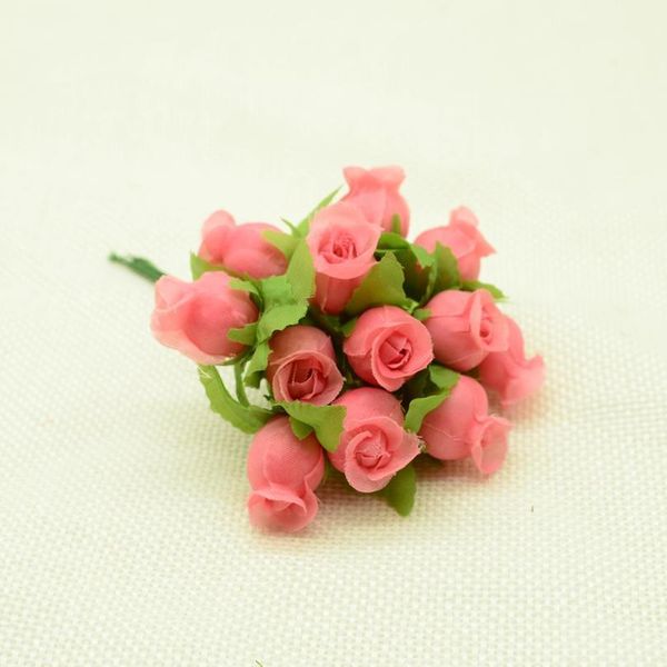 

144pcs/bag artificial flowers silk roses bouquet christmas decor for home wedding party car accessories diy wreath g jllrtd