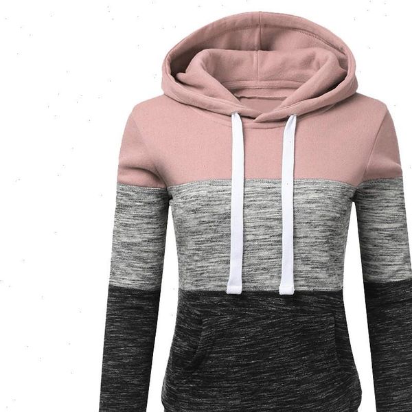 

oversize hooded sweatshirt women long sleeve autumn spring coat patchwork pocket pullovers hoodie plus size s 3xl 4xl 5xl d10, Black