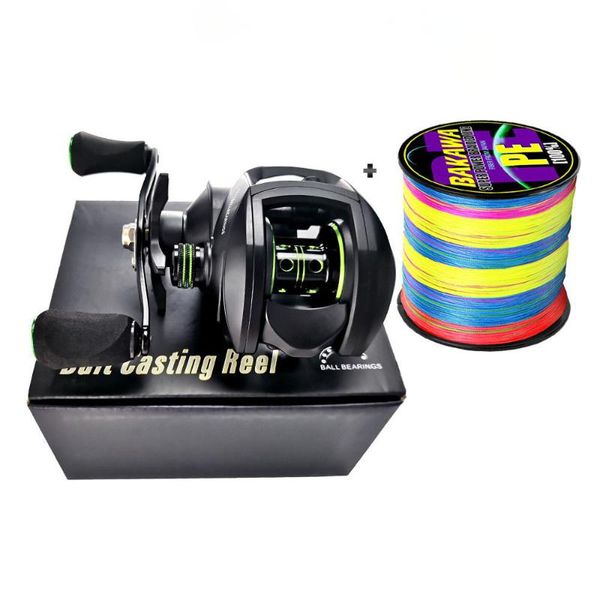

new fishing reel high speed baitcasting 8: reinforced gear ratio magnetic brake carp 2000 type