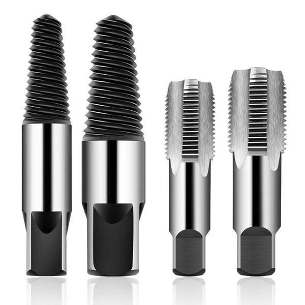 

hand tools 1/2 & 3/4 screw taps for pipe inner threading repair tool with extractor