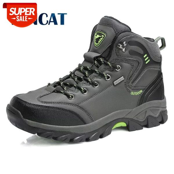 

vancat brand men boots big size 39-47 autumn winter mens leather fashion sneakers lace up outdoor mountain aterproof men shoes #pj6o