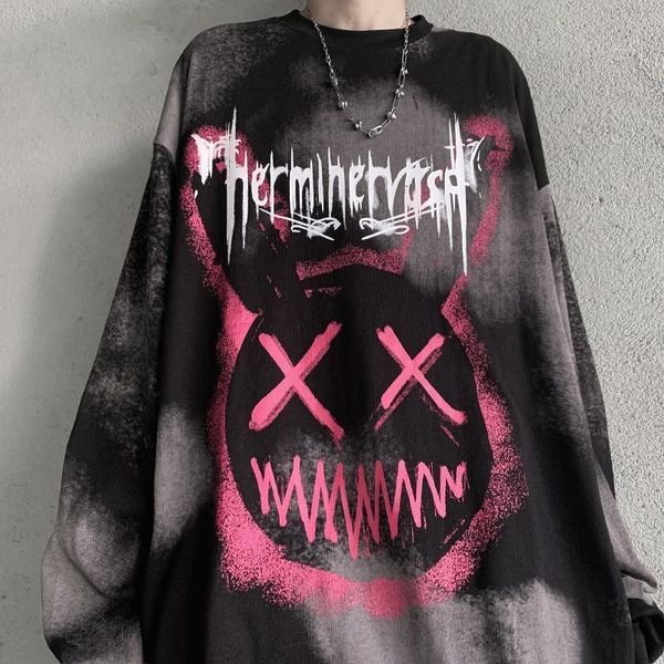 

2021 new do punk da moda das mulheres dos homens camisa de t tgx7, Black