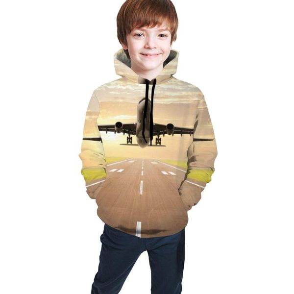 

men's hoodies & sweatshirts youth 3d printing pullover hoodie jacket loose casual sweatshirt, Black