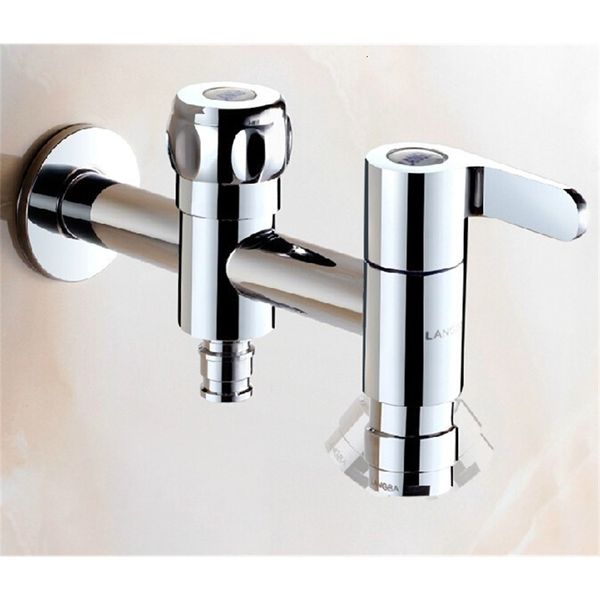 

2021 new brass wall mounted double use garden washing machine faucet outdoor mixer tap buub
