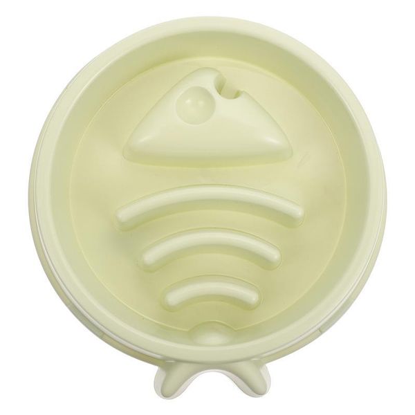 

cat bowls & feeders 1pc dog chokeproof bowl dish pet slow eating training